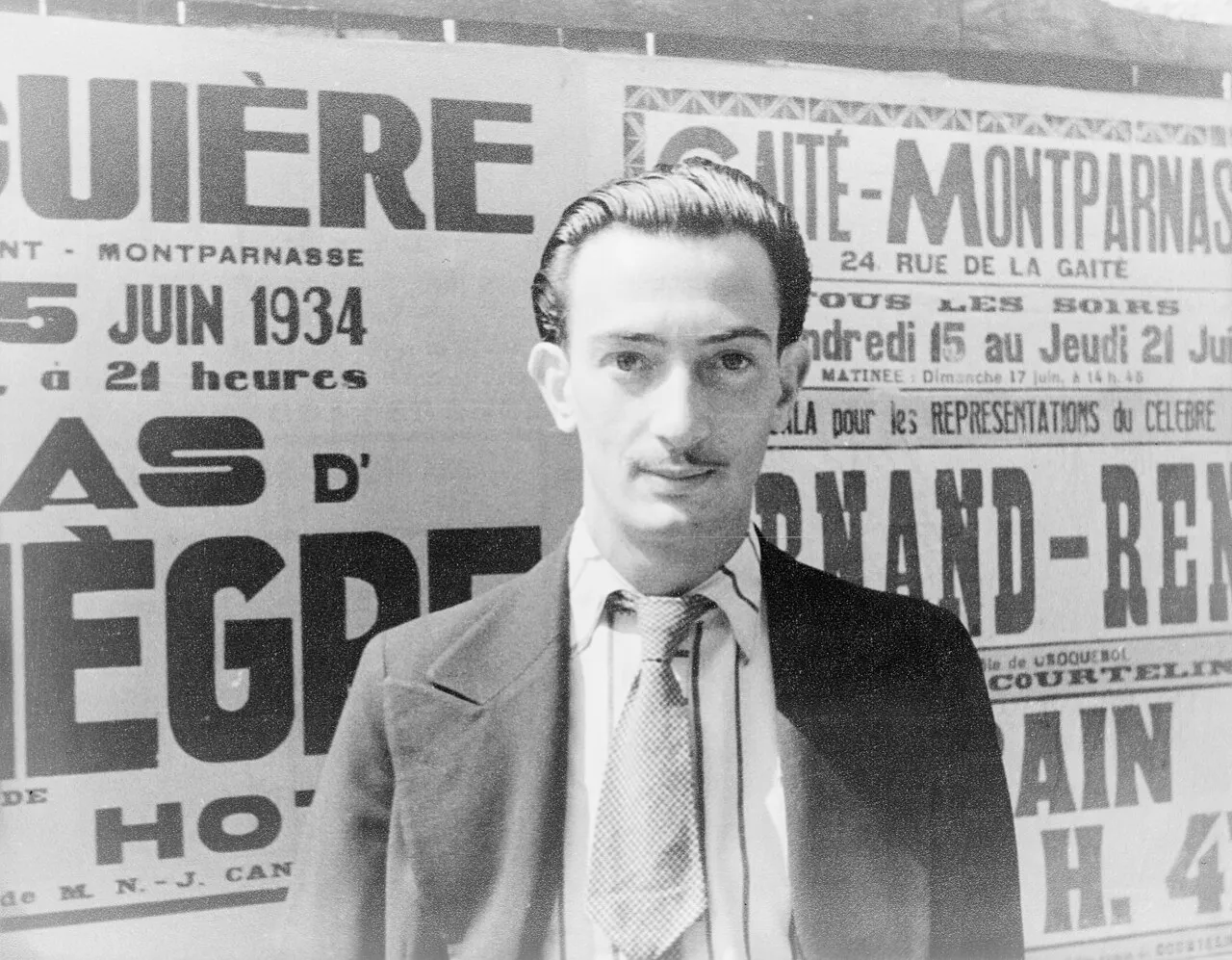 Salvador Dalí, París, 1934. Fotografía de Carl Van Vechten. Library of Congress, Washington D. C.